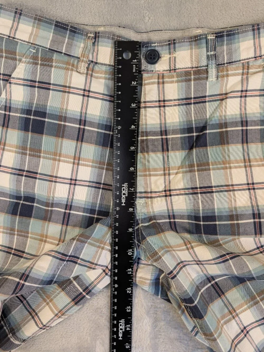 Dockers Flex Comfort Men s Plaid Chino Shorts Size 30 Preppy Collegiate Normcore